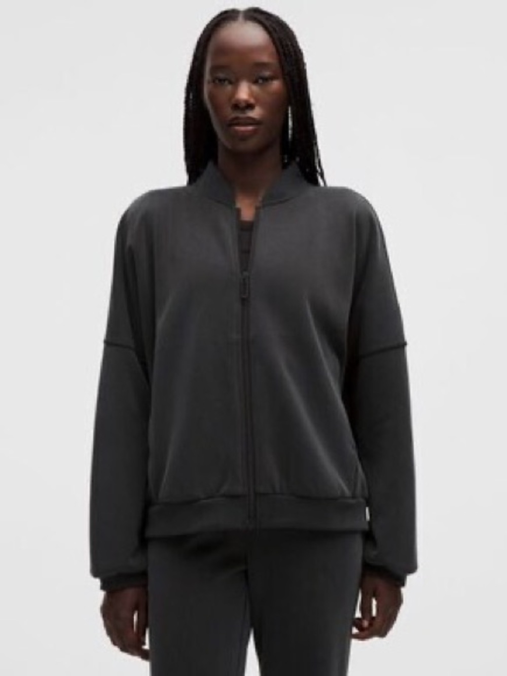 Lululemon Brushed Softstreme Oversized Bomber jacket